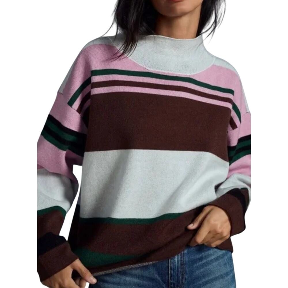 Anthropologie Maeve The Carys Mock Neck Sweater Small NWOT